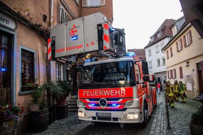 Esslingen: Rauchmelder loest in Altstadtwohnung aus 